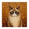 Stupell Industries Grouchy Cat in Classic Style Canvas Design by Arlington Prints